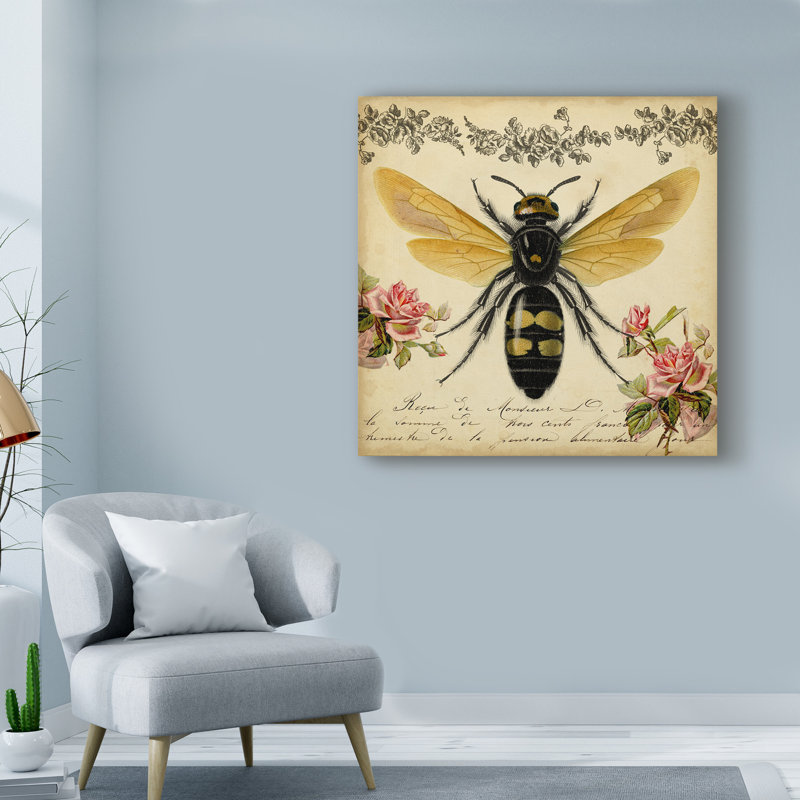 « from the rose jardin i », reproduction d’impression sur toile tendue, H 14 po x l 14 po x P 2 po