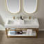 Ensemble de meuble-lavabo double 60 "avec miroir 60"-362104626-362104637