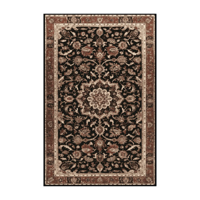 Tapis brun lavable à la machine