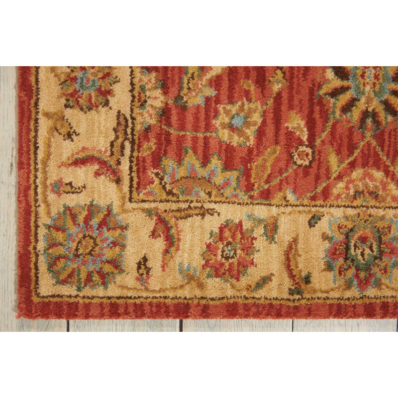 Ingirith Wool Oriental Indoor Rug, Runner 2'6" x 8'