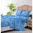 Microfiber Floral Sheet Set-92076766-92076765
