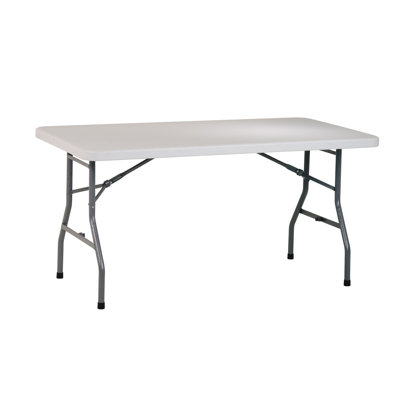Table pliante rectangulaire en plastique Hathcock