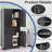 Rolling Metal Storage Cabinet with Locking Doors, Adjustable Shelves and Drawer — Mobile Tool Cabinet for Garage, Home Office, and Utility Room(73" H×32" W×16" D)-126132196