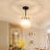 Braian Glass Semi Flush Mount