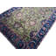 Hand-Knotted High-Quality Green and Blue Area Rug