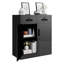 Armoire de bureau avec serrure, 2 tiroirs et tablettes réglables