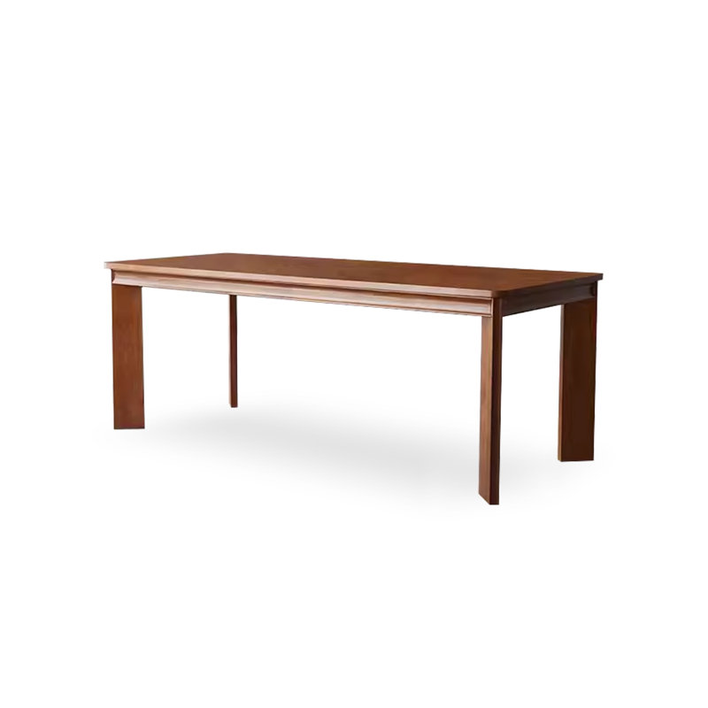Rectangular Home Dining Table in Retro Style, 29.53”H x 70.87”L x 33.46”W