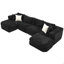 Canapé modulaire modulaire de 135,4 po-1600999198