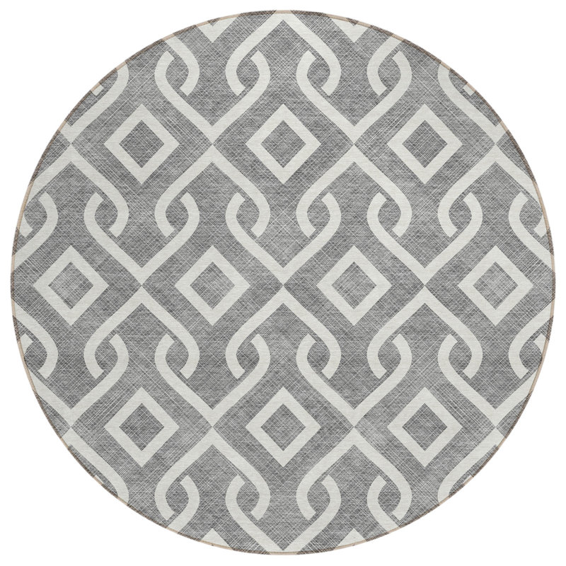 Tapis intérieur / extérieur Michaella, Rond 8 pi