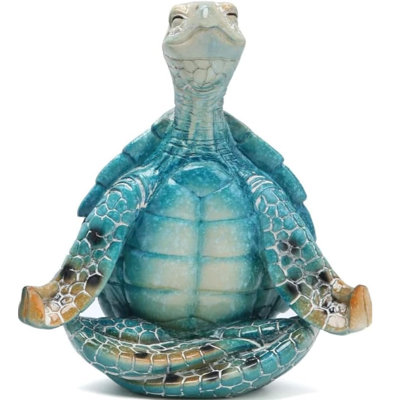 Sea Turtle Meditation Yoga Decor 