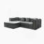 90.6-Inch 3-In-1 Convertible Sleeper Sofa With Movable Ottoman, Button Tufting, And Gold Edge Trim For Multi-Functional Living Spaces.-299564139