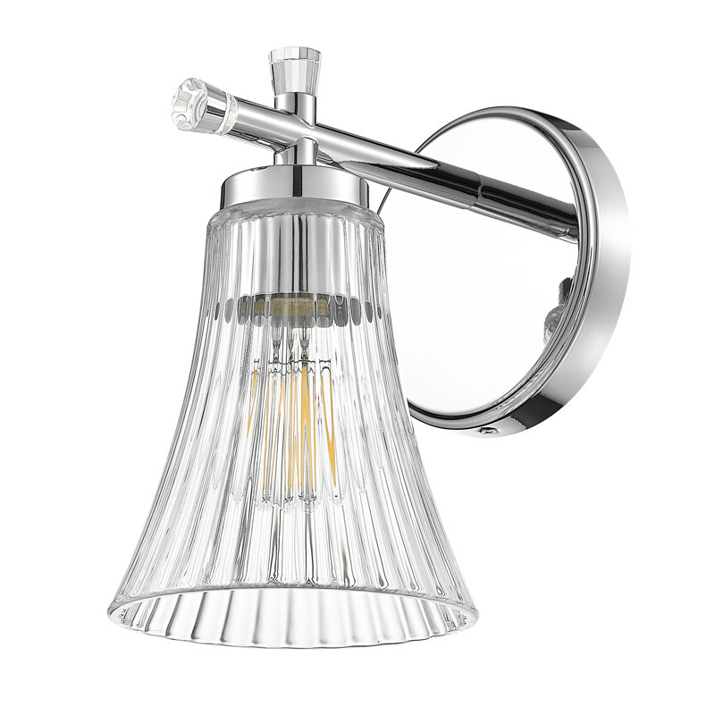 Maston Modern 1 Light Wall Sconce, Chrome