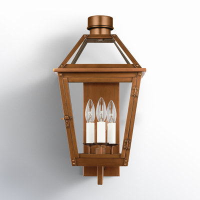 3 Light Empire Outdoor Composite Wall Light