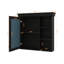 Armoire à pharmacie murale moderne avec miroir, armoire à pharmacie murale de 30 po x 28 po avec rangement et tablettes ouvertes-1863939670