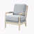 Ivory/Gray Fabric