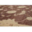Tapis zone en laine beige/brun foncé 6 pi 6 po x 8 pi 10 po one-of-kind à la main-noué la 2010 ushak Duncarbit