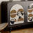 Cream style double door decorative cabinet