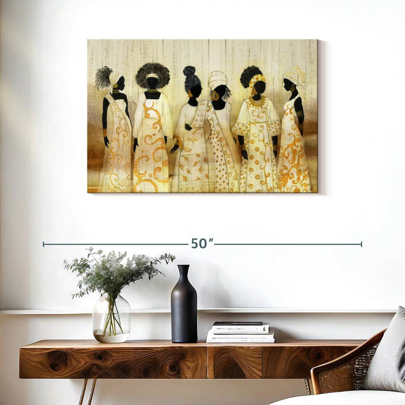 Leisha Six Queens, 24" H x 36" W