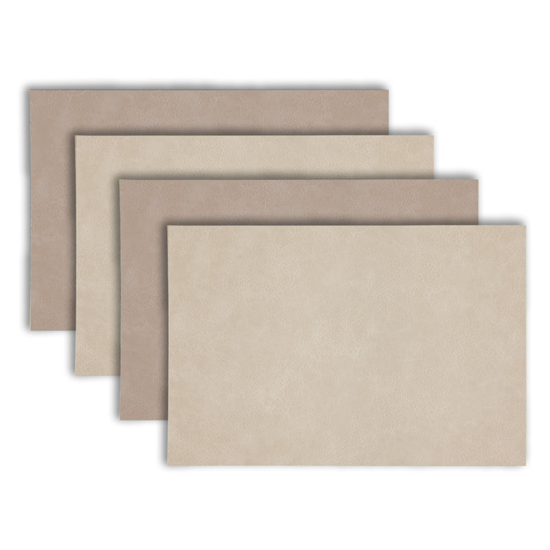 Ensemble de 4 napperons de table de salle à manger résistants à la chaleur de 12 po x 18 po pour 4 ensembles de cuisine et de salle à manger de style campagnard, bohème et moderne Facile à nettoyer, durable et élégant