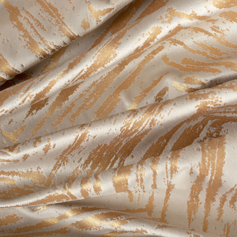 Adelya Blackout Curtains Single Panel, Cream