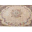 Tapis turc vintage rétro Oushak: grande pièce décorative de style bohémien pour les chambres et les salles à manger