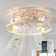 Otylia 19.7'' Farmhouse Reversible Caged Ceiling Fan with Light Kit and Remote