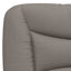 Structure de lit sans matelas taupe Hvar 90 x 200 cm-1063841328-1063841343
