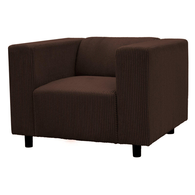 Upholstered Accent Chair, Brown