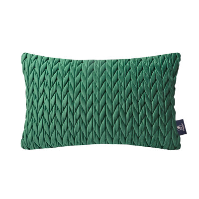 Coussins en velours matelassé, coussin décoratif texturé tressé