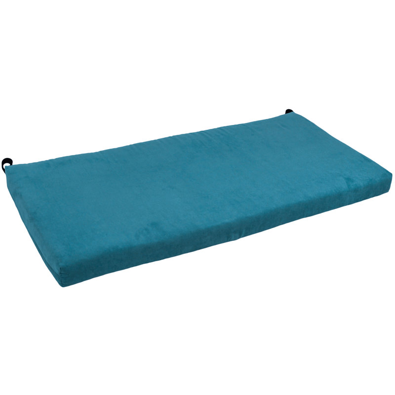 Outdoor 3'' Seat Cushion, 54'' W x 19'' D, Blue