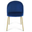 Chaise d'appoint en velours touffeté Galewood-766794508