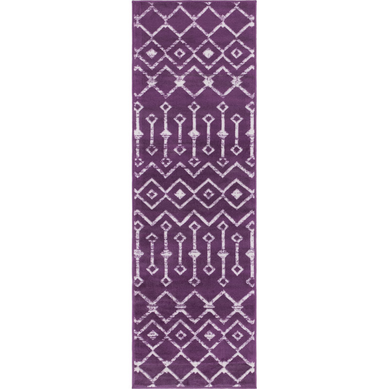 World Menagerie Geometric Indoor Rug, Runner 2' x 6'9"