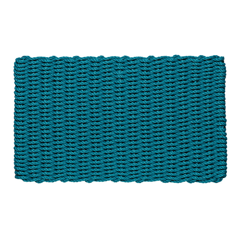 Pilibbos Doormat, Rectangle 30" x 50", Teal