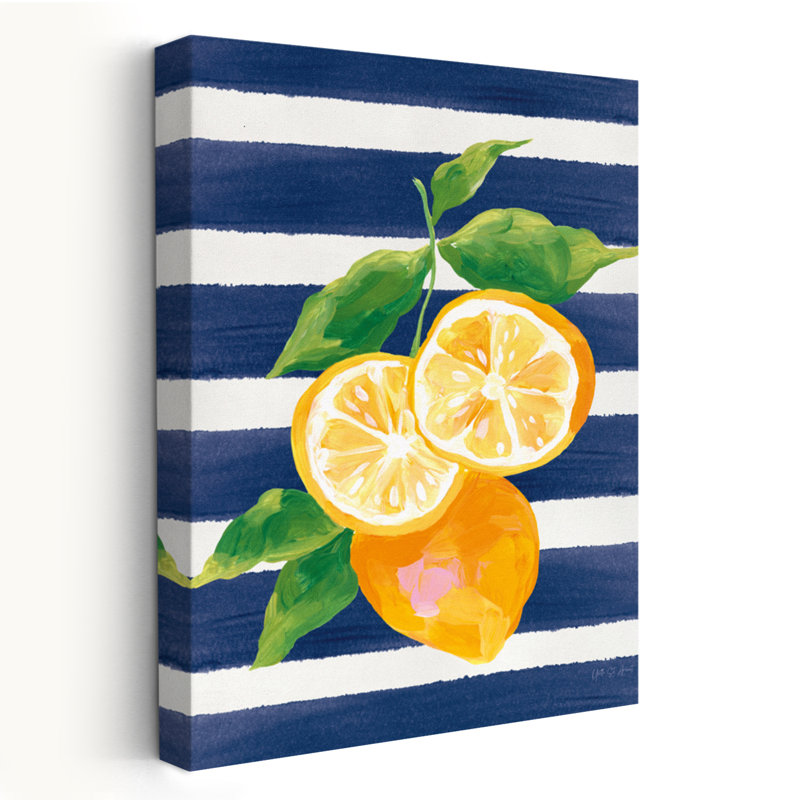 Bella Citrus I, art abstrait, art contemporain, H 48 po x l 32 po