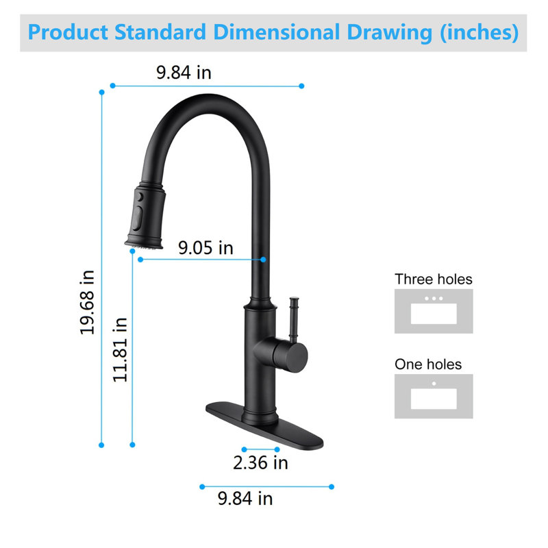 Kitchen Faucet With Pull Out Spraye