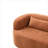 Boneless 86'' Chenille Upholstered Curved Sofa
