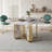 Modern Round Sintered Stone Dining Table Sets