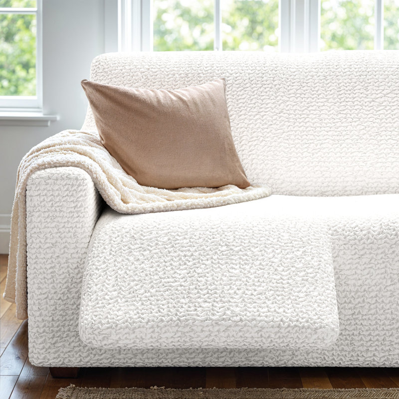 Housse extensible pour canapé inclinable - Facile à nettoyer et durable - Collection Comfort, H 35 po x l 85 po x P 40 po