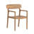 Oriel Outdoor 4-Person Acacia Wood Dining Set With Water-Repellent Cushions-129674158-129674155