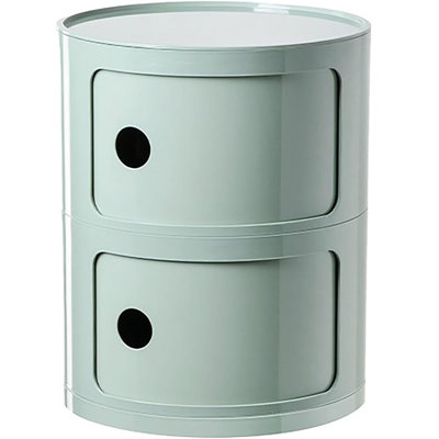 Table de chevet moderne empilable avec rangement - table d'appoint à 2 niveaux avec tiroirs Modern