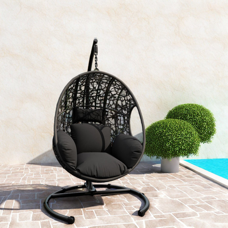 Sturdy Steel Patio Lounge Chair, Rustproof Weatherproof Design For Ultimate Comfort