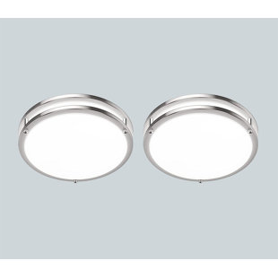 Square Flat Panel Ceiling Light (Set of 2)