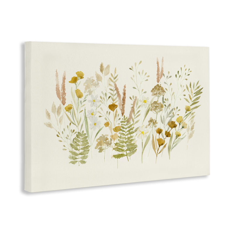  «Wild Cottage Blooms», art mural sur toile par Hannah Dawson, H 20 po x l 30 po