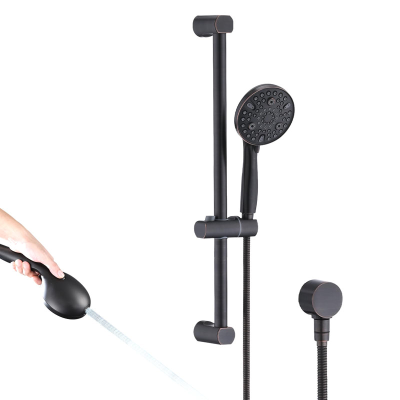 Handheld Shower Head With 10 Functions, Bronze