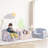 Kids Sofa Toddler Chair, Children Couch With Side Pockets-114216550