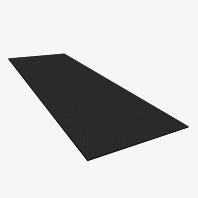 Revêtement en caoutchouc robuste 4 pi x 10 pi x 3/8 po FlooringInc