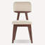 Chaise en bois massif Lazaro