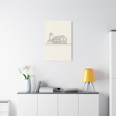 Apel Single Picture Frame Print on Canvas