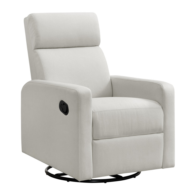 Oxford Baby Layton Glider Recliner Rocking Chair 360 Degree Swivel for Nursery & Living Room, Oatmeal, Fabric