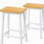 Îlot de cuisine 48 po avec 2 tabourets de bar, prise de courant, support de rangement interne, abattant, 2 tiroirs-399832993